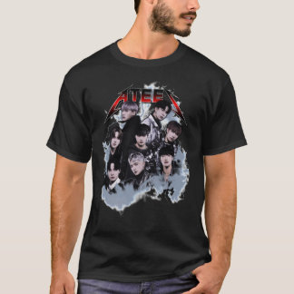 ATEEZ -ヴィンテージ80&x27;s Rock Bootleg Active T-Shi Tシャツ