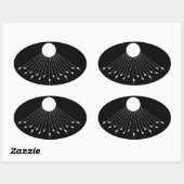 Aten God's true symbol sticker 楕円形シール (シート)