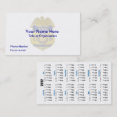 ATFバッジ名刺 名刺 (正面/裏面)