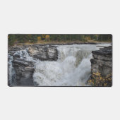 Athabasca秋写真、カナダ美しい、滝 デスクマット (正面)