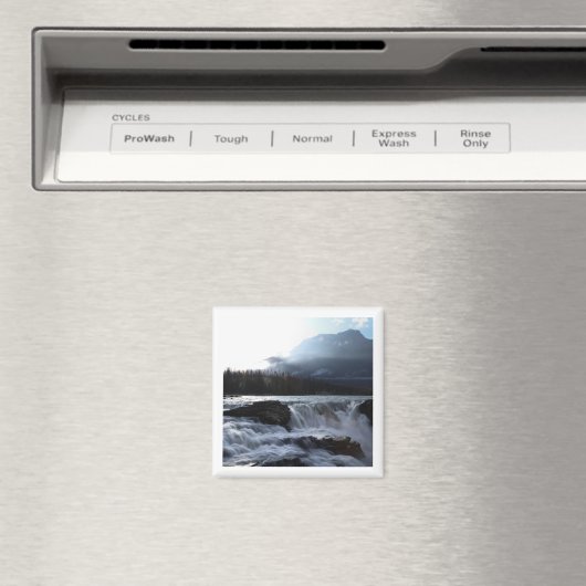 Athabasca Falls 2x2 magnet マグネット (インサイチュ (食洗機))