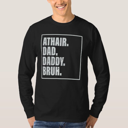 Athair Dad Daddy Bruh Father's Day Family Tシャツ (正面)