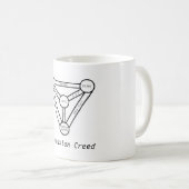 Athanasian信条のマグ コーヒーマグカップ (正面右)