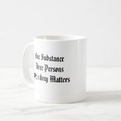 Athanasiusの正統派的信仰の問題のマグ コーヒーマグカップ (正面左)