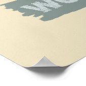 ATHEALSカスタムモノグラムやる気を起こさせるポスター ポスター (角)