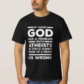 Atheism Skeptics Atheists Atheist Science Religion Tシャツ (正面)