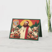 Atheist Christmas card for atheist non-dieters. カード (正面)