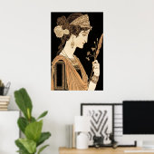 Athena Art Print Ancient Greek Goddess Poster ポスター (ホームオフィス)