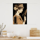 Athena Art Print Ancient Greek Goddess Poster ポスター (キッチン)
