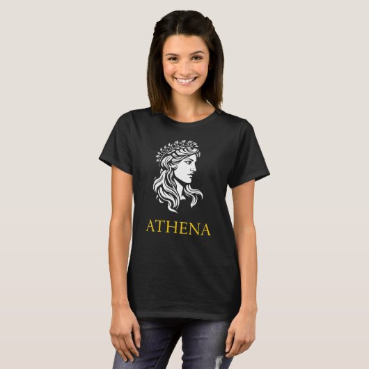 ATHENA - Greek goddess Tシャツ (正面フル)