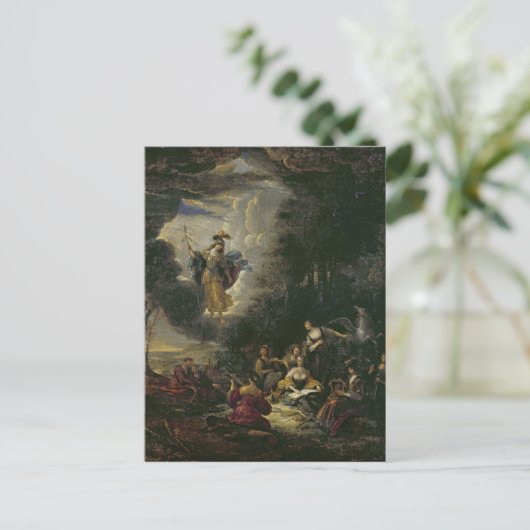 Athena visiting the Muses ポストカード (スタンド正面)