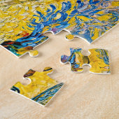 Athena with Owl and Shield by Olive Tree in Temple ジグソーパズル (側面)