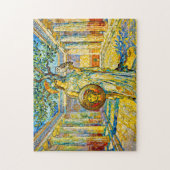 Athena with Owl and Shield by Olive Tree in Temple ジグソーパズル (縦)