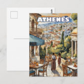 Athènes, berceau de la mythologie grecque ポストカード (正面/裏面)