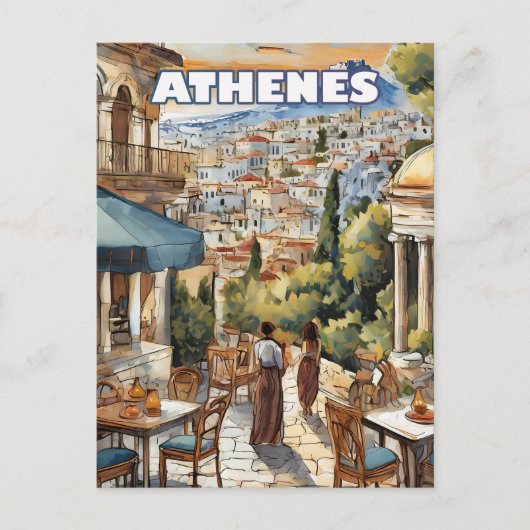 Athènes, berceau de la mythologie grecque ポストカード (正面)