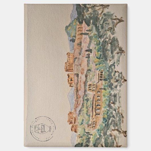 Athenian Acropolis Magnet マグネット (正面)