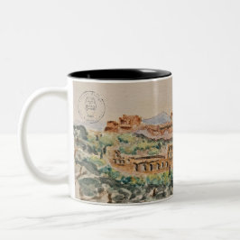 Athenian Acropolis Mug ツートーンマグカップ