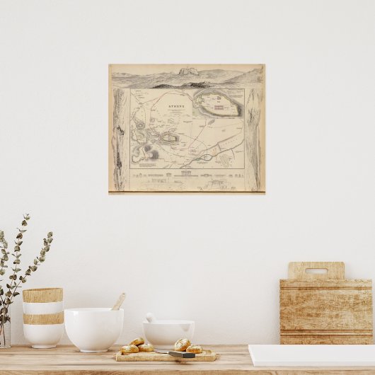 Athens, Acropolis ポスター (キッチン)