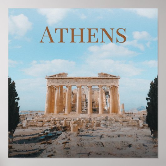 Athens Greece ポスター (正面)