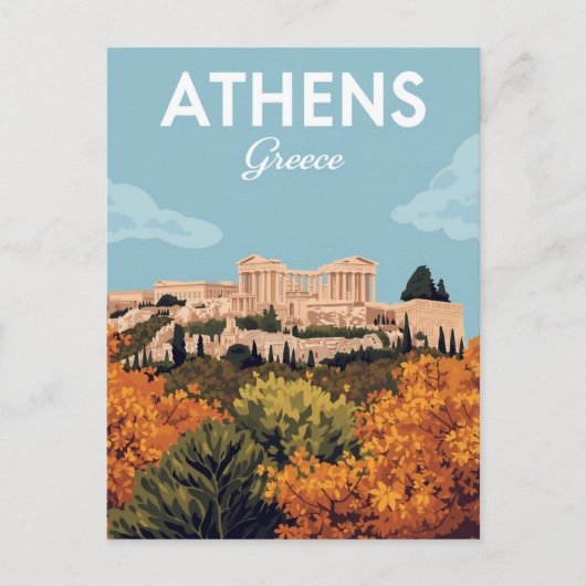 Athens Greece Acropolis ポストカード (正面)