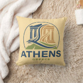 Athens Greece Acropolis Parthenon クッション (ブランケット)