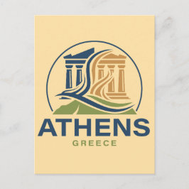 Athens Greece Acropolis Parthenon ポストカード