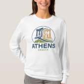 Athens Greece Acropolis Parthenon Tシャツ (正面)