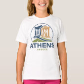 Athens Greece Acropolis Parthenon Tシャツ (正面)