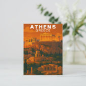 Athens, Greece Ancient Classic Ruins ポストカード (スタンド正面)