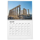 Athens-Greece Calendar カレンダー (3月 2026)
