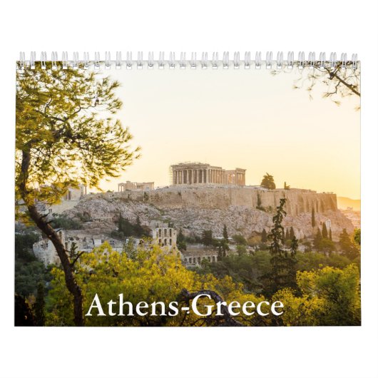 Athens-Greece Calendar カレンダー (カバー)