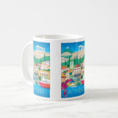 Athens, Greece Mug コーヒーマグカップ (正面左)