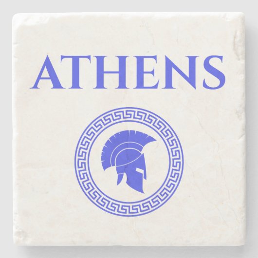 Athens Spartan ストーンコースター (正面)