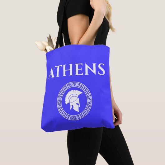 Athens Spartan トートバッグ (クローズアップ)