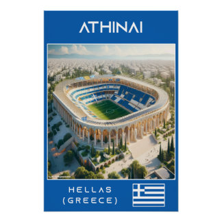 Athens Stadium - Ecological Design ポスター