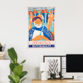 Athens Travel Poster Greece Art Greek Print ポスター (ホームオフィス)