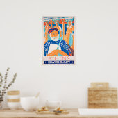 Athens Travel Poster Greece Art Greek Print Swissa ポスター (キッチン)