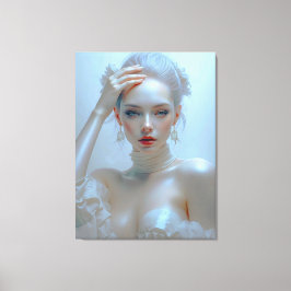 Ätherisch Elegante Schönheit im Pastellglanz キャンバスプリント