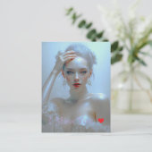 Ätherisch Elegante Schönheit im Pastellglanz ポストカード (スタンド正面)