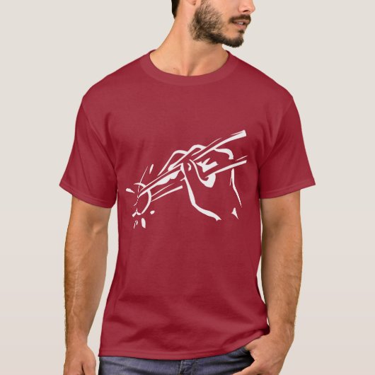 Athiestのワイシャツ-イエス・キリストの魚の寿司 Tシャツ (正面)