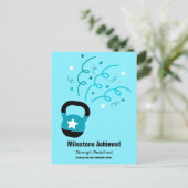 Athlete Milestone Achievement Thank You ポストカード (スタンド正面)