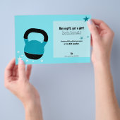 Athletes Christmas Gift Certificate Promotion チラシ (ハンドル)