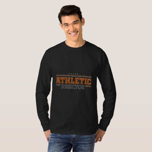 Athletic Director AD Administrator Apparel Tシャツ (正面フル)
