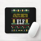 Athletic Director Elf Funny Christmas Gift  マウスパッド (マウス)