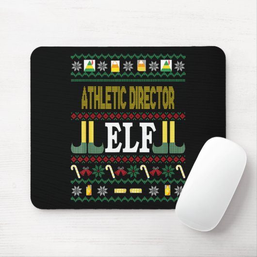 Athletic Director Elf Funny Christmas Gift マウスパッド (マウス)