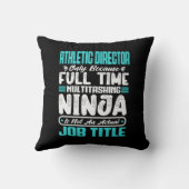 Athletic Director Multitasker Teacher Coach Skill クッション (裏面)