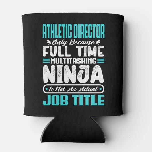 Athletic Director Multitasker Teacher Coach Skill 缶クーラー (裏面)