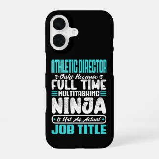 Athletic Director Multitasker Teacher Coach Skill iPhone 16ケース