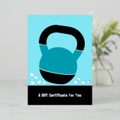Athletic Fitness Kettlebell Foil Gift Card 箔シーズンカード (立ち正面)