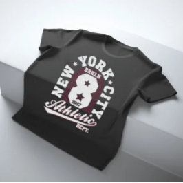 Athletic New York city Brooklyn varsity letters Tシャツ
